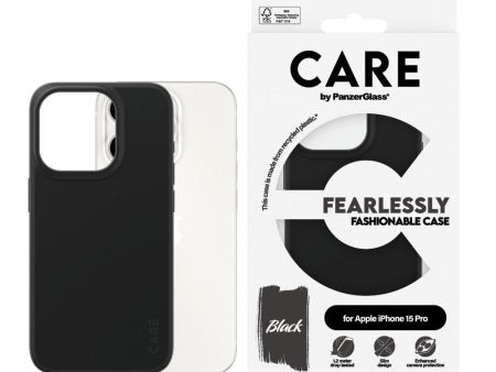 CARE by PanzerGlass iPhone 15 Pro FASHION Fearlessly Fashionable Case - Black Online Sale