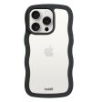 Holdit iPhone 14 Pro Max Wavy Case - Black   Transparent For Cheap