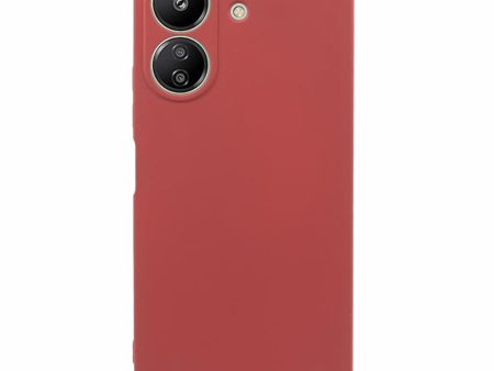 EIDERWOOD Xiaomi Poco C65   Redmi 13C Fleksibelt Plastik Cover - Rustrød Cheap