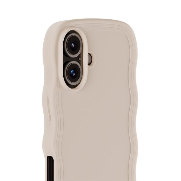 Holdit iPhone 16 Wavy Case - Beige Discount