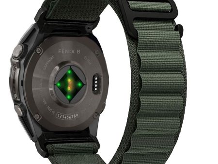 Universal Garmin 26mm QuickFit Tech-Protect Nylon Pro Rem - Grøn Online Hot Sale