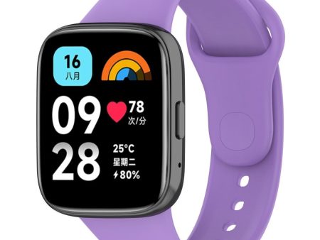 Xiaomi Redmi Watch 3 Active Silikone Rem - Lilla Sale