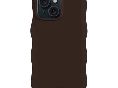 Holdit iPhone 15   14   13 Wavy Case - Chocolate on Sale