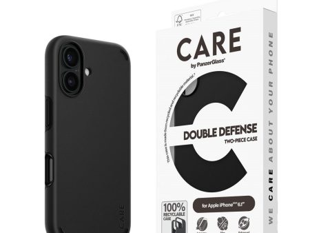 CARE by PanzerGlass iPhone 16 Feature Double Defence Cover - Sort Online Sale