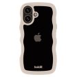 Holdit iPhone 16 Wavy Case - Beige   Transparent Hot on Sale