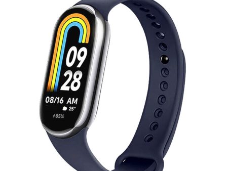 Xiaomi Smart Band 8 9 Tech-Protect Iconband Fleksibel Plastik Rem - Navy Blå on Sale