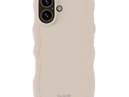 Holdit iPhone 16 Wavy Case - Beige Discount