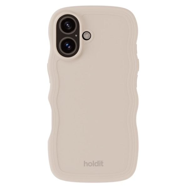 Holdit iPhone 16 Wavy Case - Beige Discount