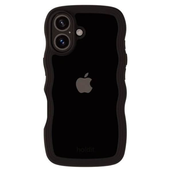 Holdit iPhone 16 Wavy Case - Sort   Transparent on Sale