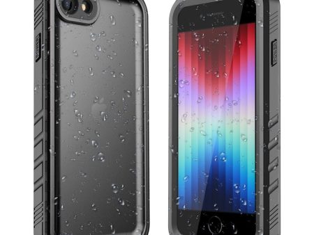 Tech Protect iPhone SE (2022   2020)   8   7 Vandtæt Cover - Gennemsigtig   Sort Hot on Sale