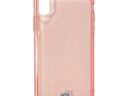 iPhone X   Xs Joy Case Fleksibelt Plastik Cover - Gennemsigtig   Pink For Discount