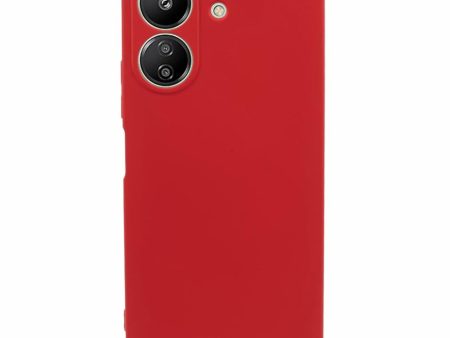 EIDERWOOD Xiaomi Poco C65   Redmi 13C Fleksibelt Plastik Cover - Rød Cheap