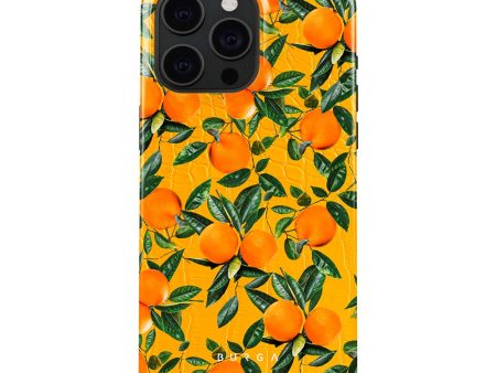 Burga iPhone 15 Pro Tough Fashion Case - Orange Lemonade on Sale