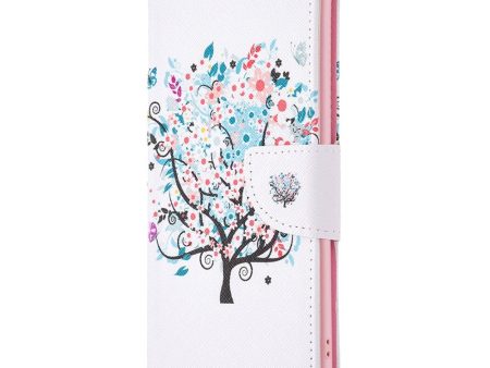 EIDERWOOD iPhone 16 Pro Max Læder Cover m. Pung & Ståfunktion - Blomster Træ Online now