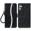 EIDERWOOD Samsung Galaxy S24   S25 Glimmer Flip Cover m. Kortholder og Ståfunktion - Sort For Discount