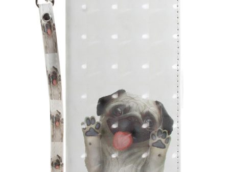 Sony Xperia 1 V Læder Cover m. Print - Sød Hund For Discount