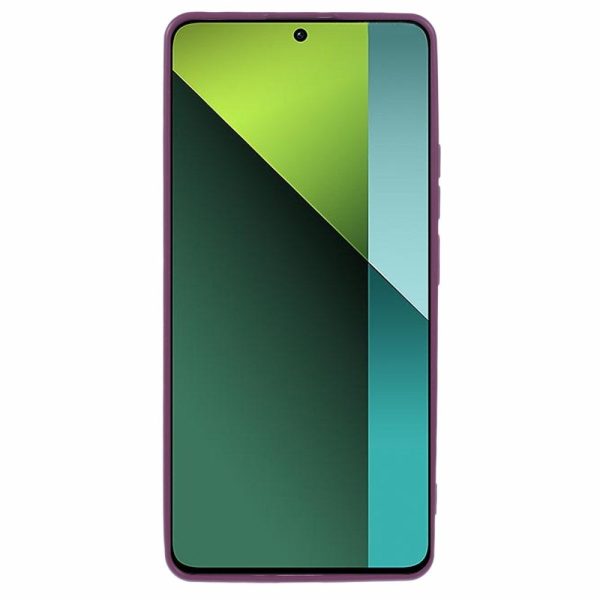 EIDERWOOD Xiaomi Redmi Note 13 Pro (4G)   Poco M6 Pro Fleksibelt Plastik Cover m. Læderbetrukket Pude - Lilla Discount