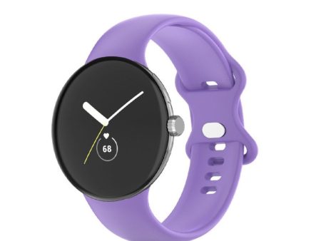 EIDERWOOD Google Pixel Watch 1   2   3 Silikone Urrem - Lilla Discount