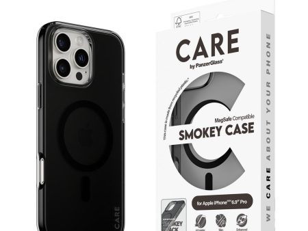 CARE by PanzerGlass iPhone 16 Pro Max FLAGSHIP Urban Combat Case - MagSafe Kompatibel - Smokey   Black Hot on Sale