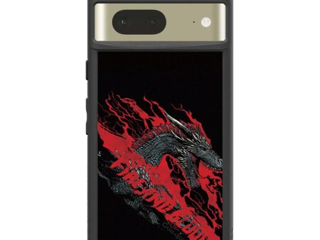 Google Pixel 7 RhinoShield SolidSuit Cover m. Game of Thrones - Dragon Fire & Blood Fashion