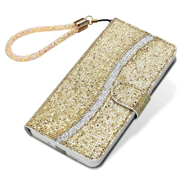 EIDERWOOD Samsung Galaxy S24   S25 Glimmer Flip Cover m. Kortholder og Ståfunktion - Guld Online Sale