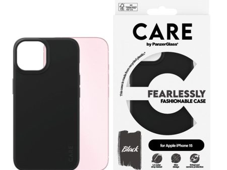 CARE by PanzerGlass iPhone 15 FASHION Fearlessly Fashionable Case - Black on Sale