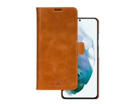 dbramante1928 Lynge 2-i-1 Flip Cover - Ægte Læder - Samsung Galaxy S21 FE - Brun Discount