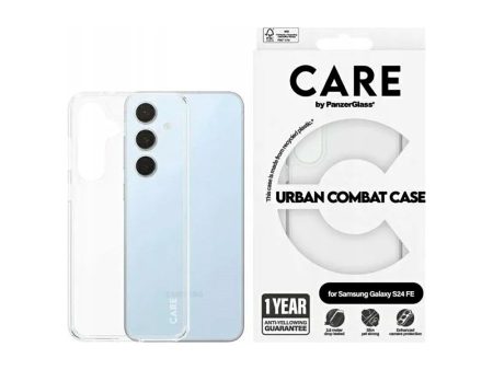 CARE by PanzerGlass Samsung Galaxy S24 FE FLAGSHIP Urban Combat Cover - Gennemsigtig Online Sale