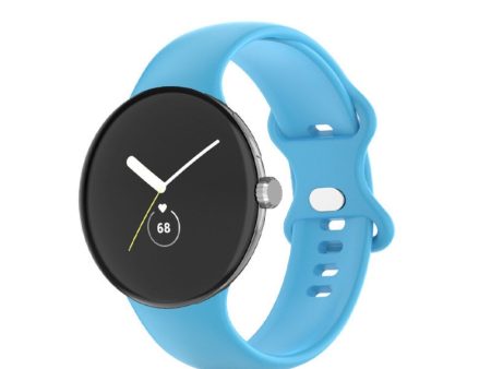 EIDERWOOD Google Pixel Watch 1   2   3 Silikone Urrem - Lyseblå Fashion