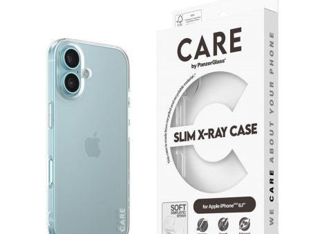 CARE by PanzerGlass iPhone 16 FASHION X-Ray Soft Basic Case - Transparent For Sale