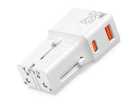 Mobile Origin Rejse Adapter EU US UK AU 25W - Hvid Online now