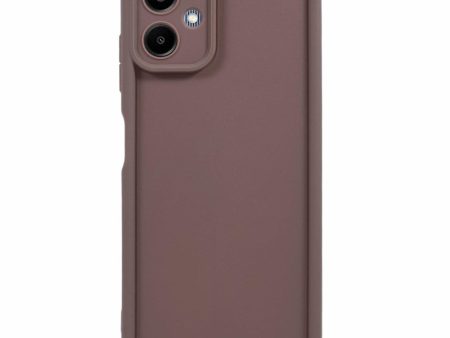 EIDERWOOD Anti-Slip Fleksibelt Plastik Cover - Samsung Galaxy A06 - Brun Cheap