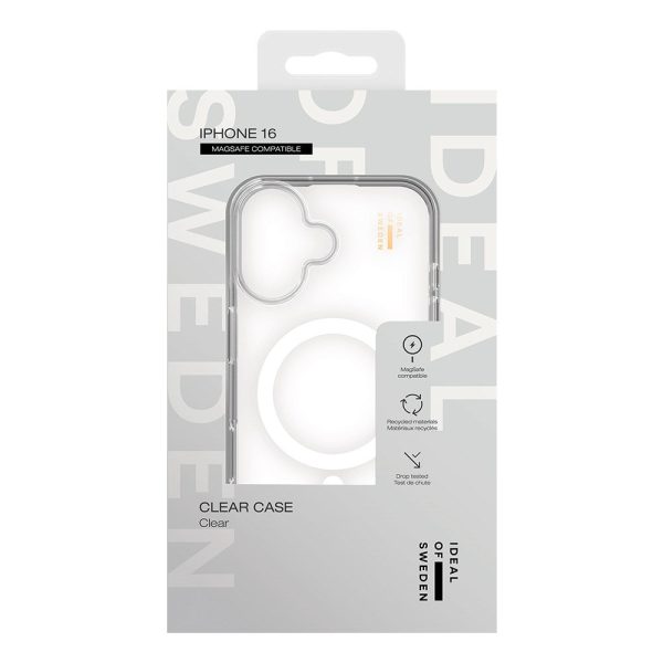 iDeal Of Sweden iPhone 16 Clear Case - MagSafe Kompatibel - Clear Online now