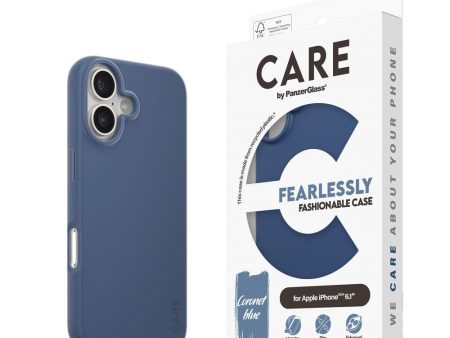 CARE by PanzerGlass iPhone 16 FASHION Fearlessly Fashionable Case - Coronet Blue Hot on Sale