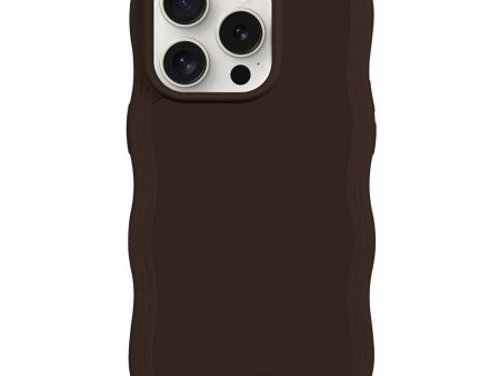 Holdit iPhone 14 Pro Max Wavy Case - Chocolate Online now