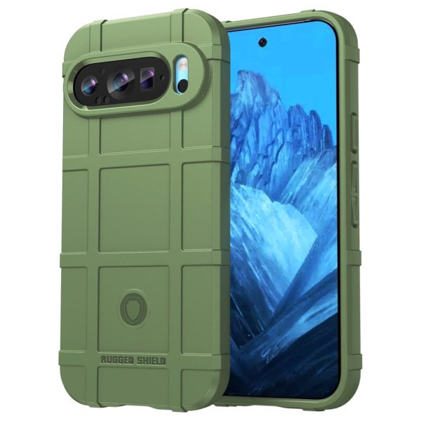 EIDERWOOD Google Pixel 9 Pro XL Rugged Shield Series Håndværker Cover - Grøn Discount