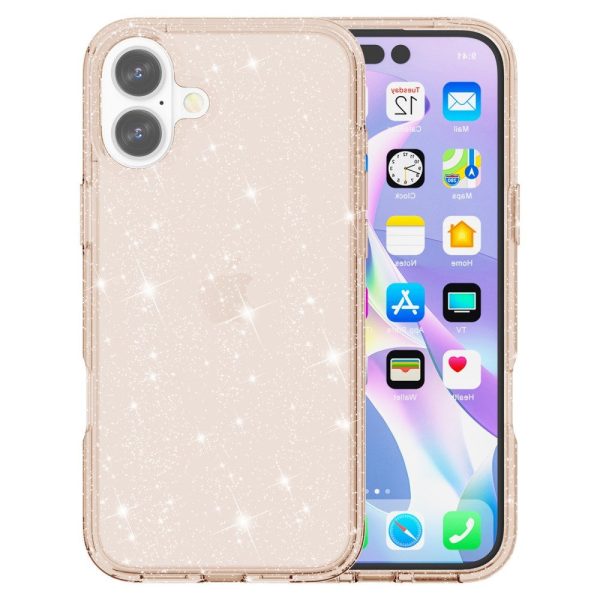 EIDERWOOD iPhone 16 Hybrid Plastik Cover - Guld Glitter For Cheap