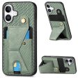 EIDERWOOD iPhone 16 K-Formet Hybrid Cover - Grøn Hot on Sale