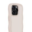 Holdit iPhone 14 Pro Max Wavy Case - Light Beige on Sale