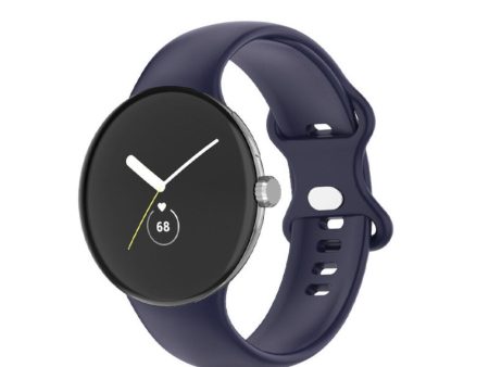 EIDERWOOD Google Pixel Watch 1   2   3 Silikone Urrem - Mørkeblå on Sale