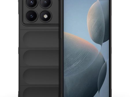 EIDERWOOD Xiaomi Poco X6 Pro Fleksibelt Plastik Cover - Sort Sale