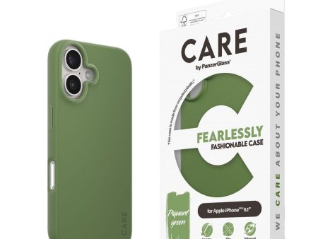 CARE by PanzerGlass iPhone 16 FASHION Fearlessly Fashionable Case - Piquant Green Online now