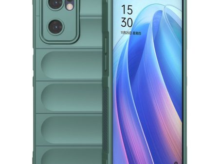 Oppo Reno7 (5G)   Find X5 Lite Fleksibelt Plastik Cover - Grøn Online now