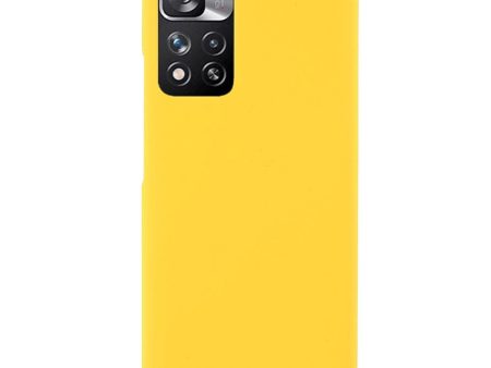 Xiaomi Redmi Note 11 Pro+ (Plus) Hårdt Plastik Cover - Gul For Sale