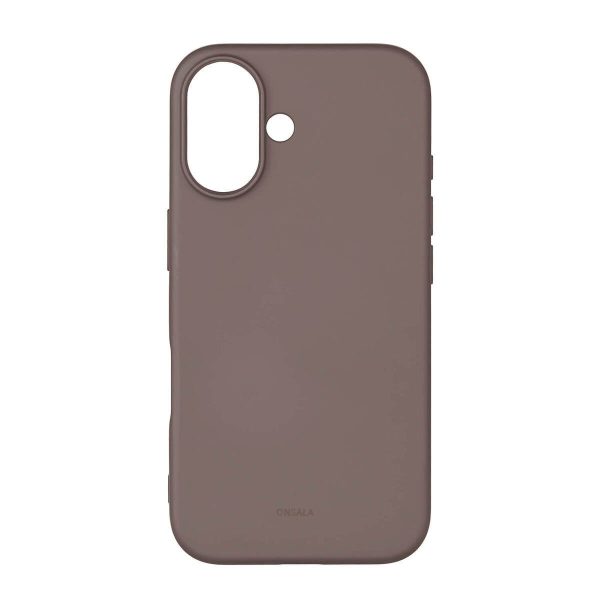 GEAR Onsala iPhone 16 Silikone Cover - MagSafe Kompatibelt - Chocolate Discount