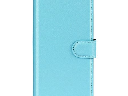 Sony Xperia 1 V Litchi Læder Cover m. Pung - Lyseblå Hot on Sale