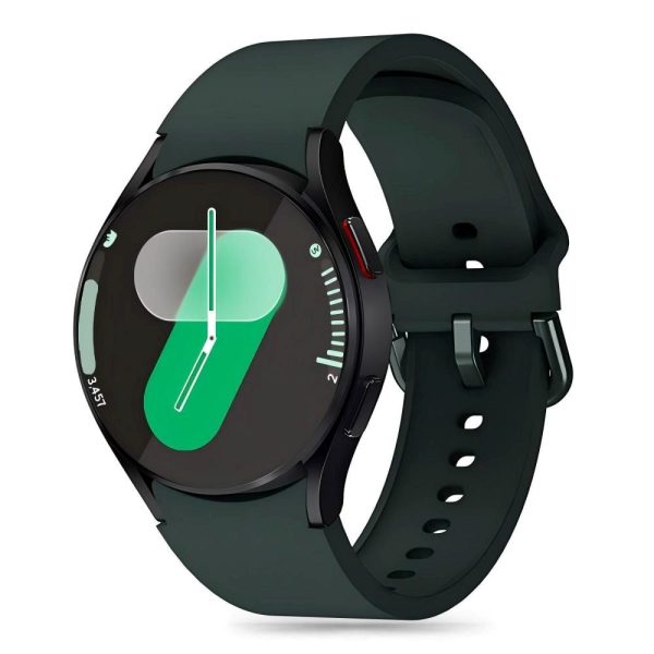 Samsung Galaxy Watch 4   5   6   7   FE Tech-Protect Silikone Urrem - Olive Green Hot on Sale