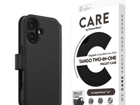 CARE by PanzerGlass iPhone 16 Feature Tango 2-in-1 Cover m. Pung - Sort Cheap