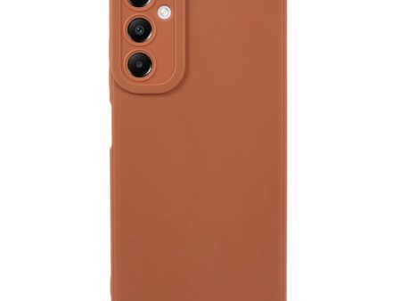 Samsung Galaxy A05s Mat Fleksibel Plastik Cover - Brun Fashion