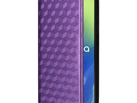 EIDERWOOD Motorola Moto G04   G24   G24 Power Læder Cover m. Pung - Rhombus - Lilla Fashion